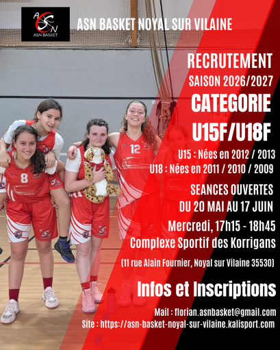 Recrutement U15F/U18F